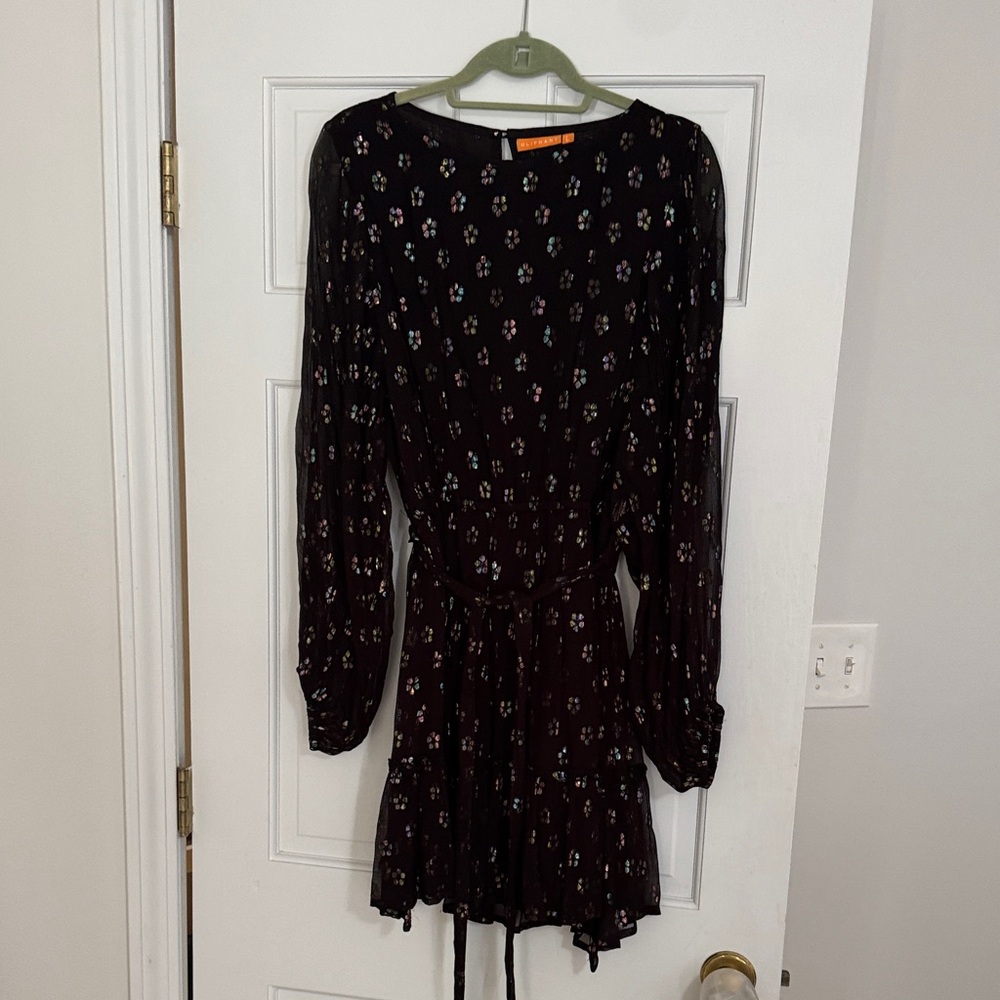 Oliphant Black Long Sleeve Dress